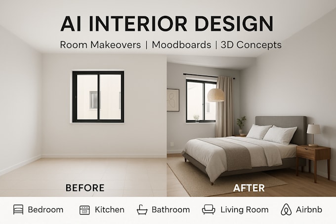create stunning ai interior design concepts and room makeovers