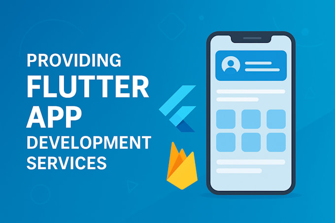 develop full stack flutter app with firebase or custom backend