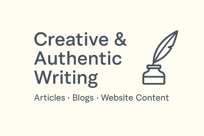 write creative and emotional content with authenticity