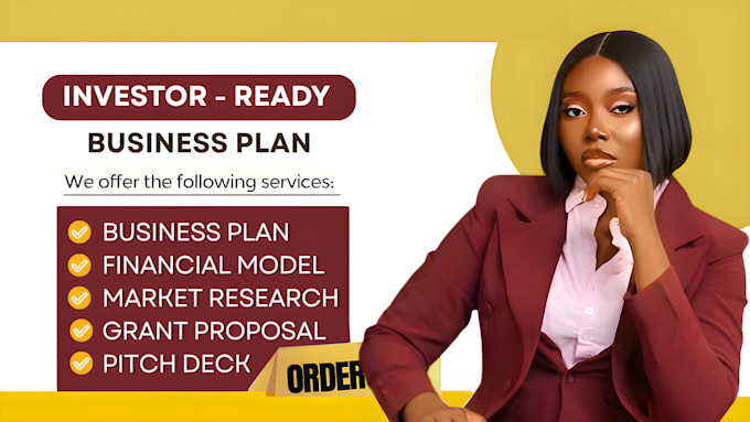 write a business plan with a financial plan for startups, business plan writer