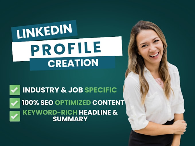 create a professional linkedin profile from scratch