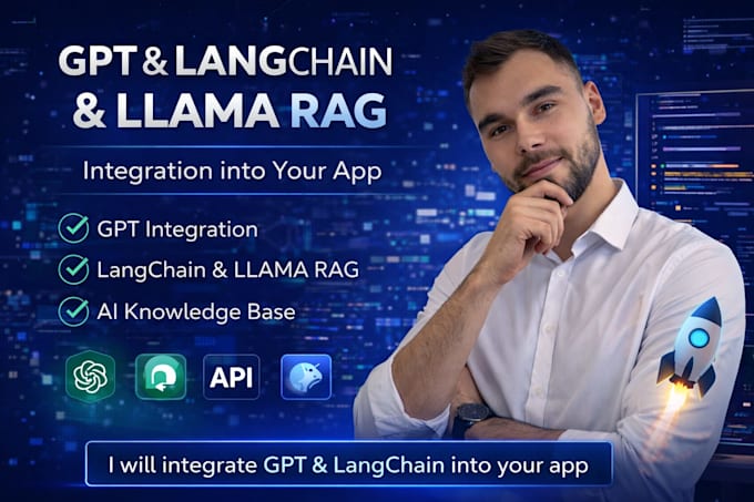 integrate gpt and langchain with llama rag into your app