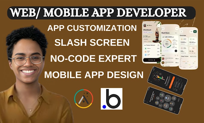 Develop adalo website bubble io hinge saas mvp flutterflow app appsheet ...