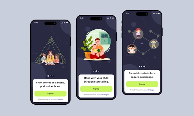 develop language app, ai learning app, story telling app, novel app, educational