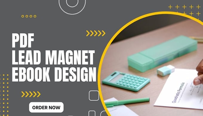 design editable PDF workbook, worksheet, checklist, ebook design, lead magnet