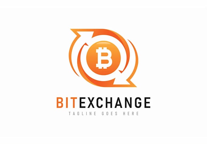 design cryptocurrency exchanges, fintech startups, and blockchain company logo