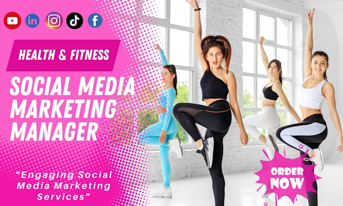 be your health and fitness, yoga, pilates, gym social media marketing manager