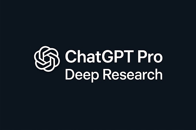 run your prompt through chat gpt pro model deep research