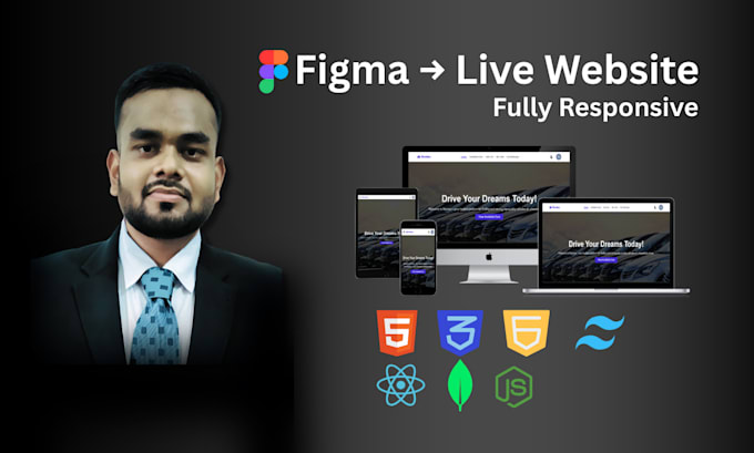 convert your figma to live site
