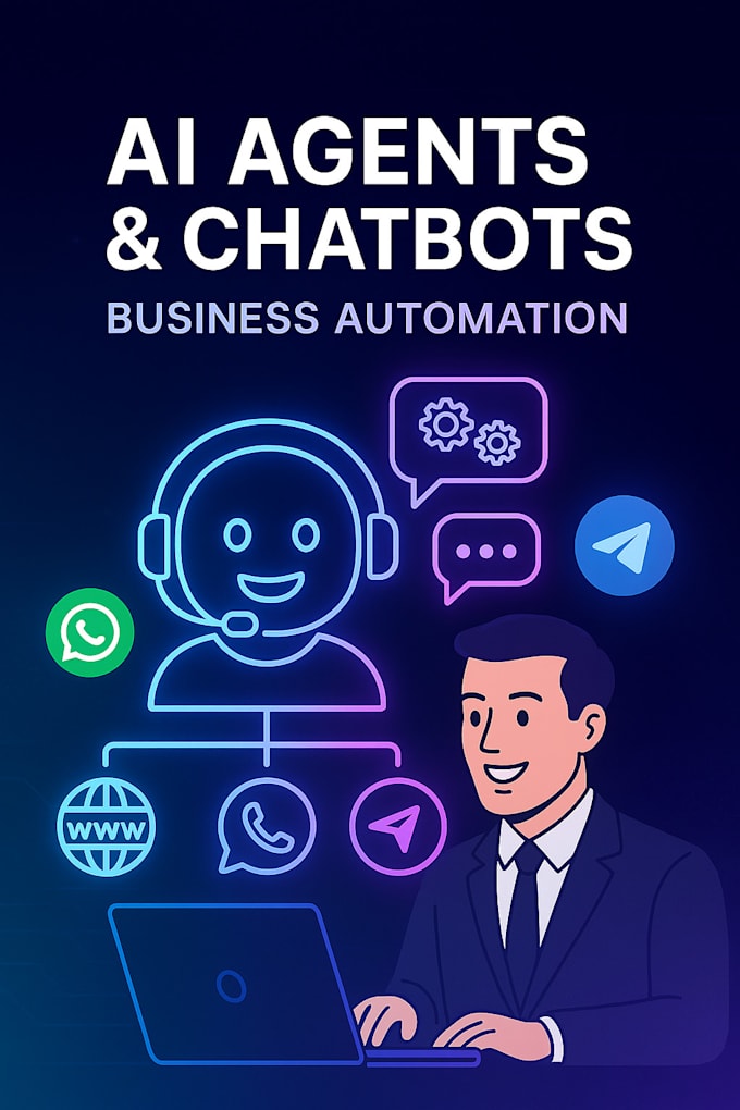 create custom ai agents, chatbots and automation bots