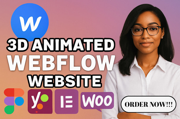 3d animated webflow website,interactive figma to webflow animations ...