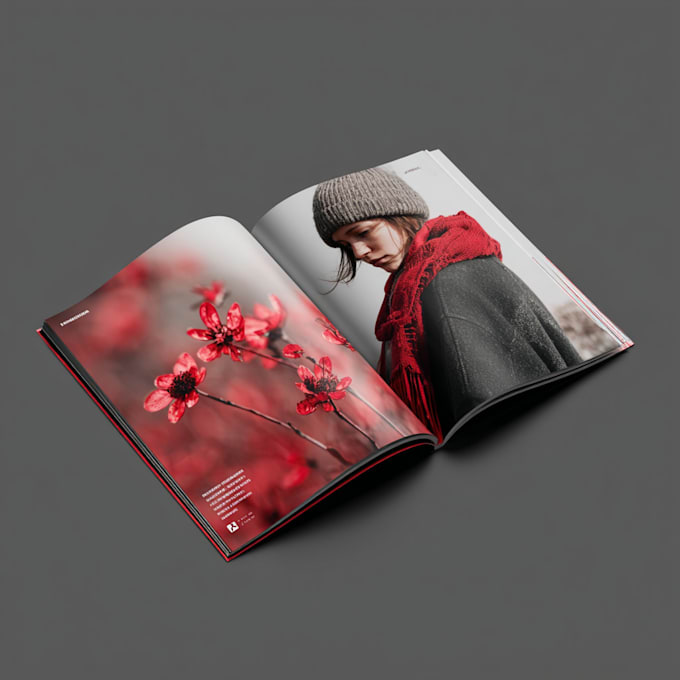 make your business folded brochure, catalog or proposal