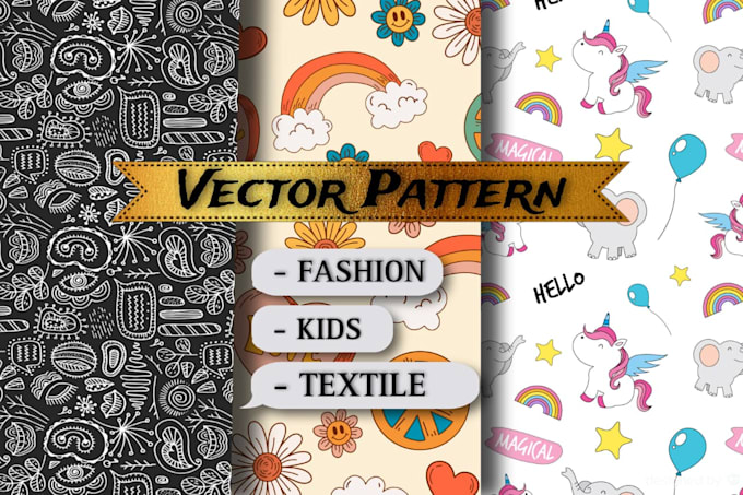 create seamless all over logo patterns for your brands