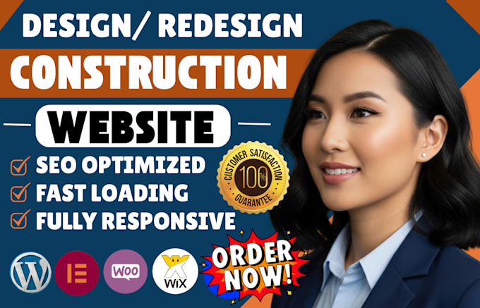 design hvac, plumbing, electrical, roofing, contractor, construction website