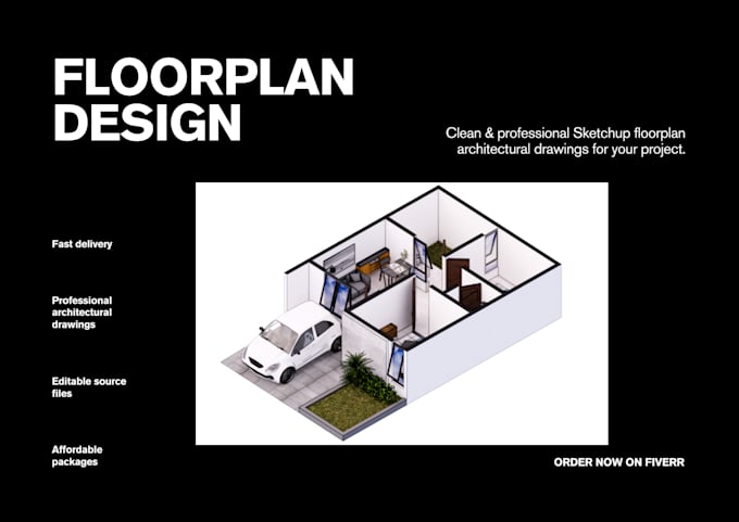 create 3d sketchup models from your floor plans or sketches