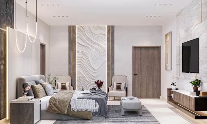 render 3d interior, interior design, residential, commercial