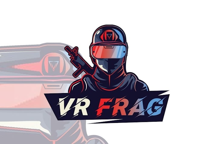 design minimal VR shooter played logo