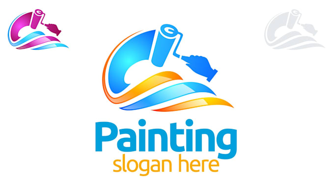 design construction property painting logo design