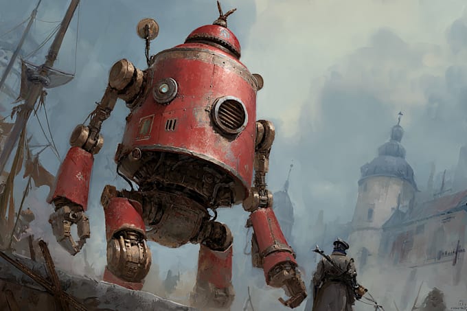 paint a warhammer illustration