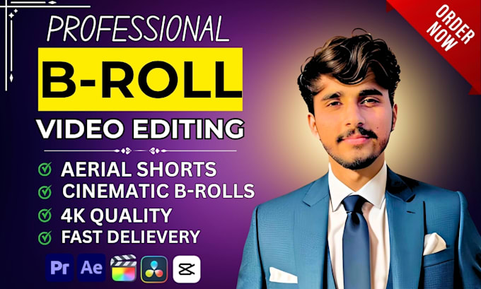do professional broll and youtube editing