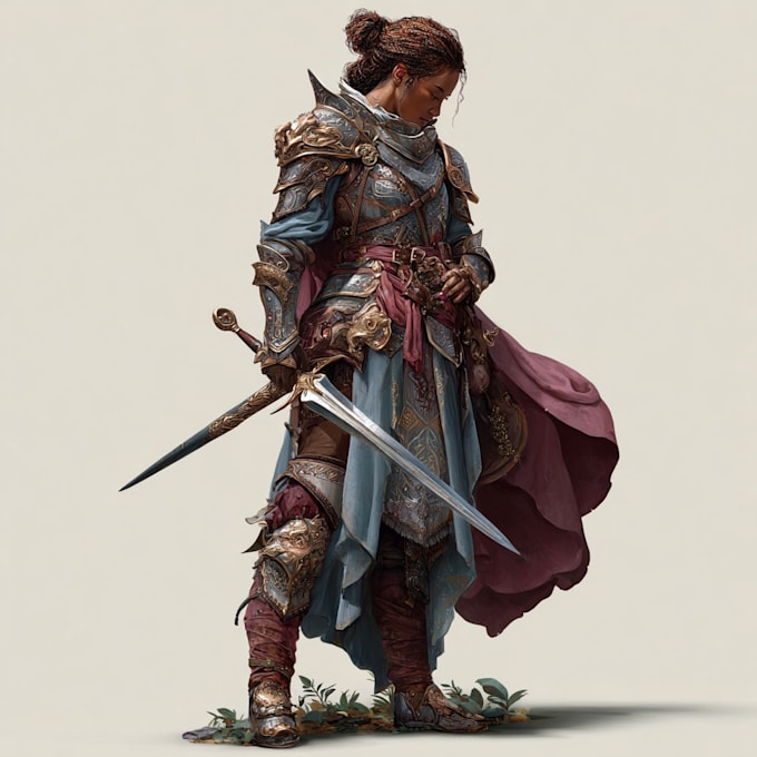 create epic dnd character art for campaigns