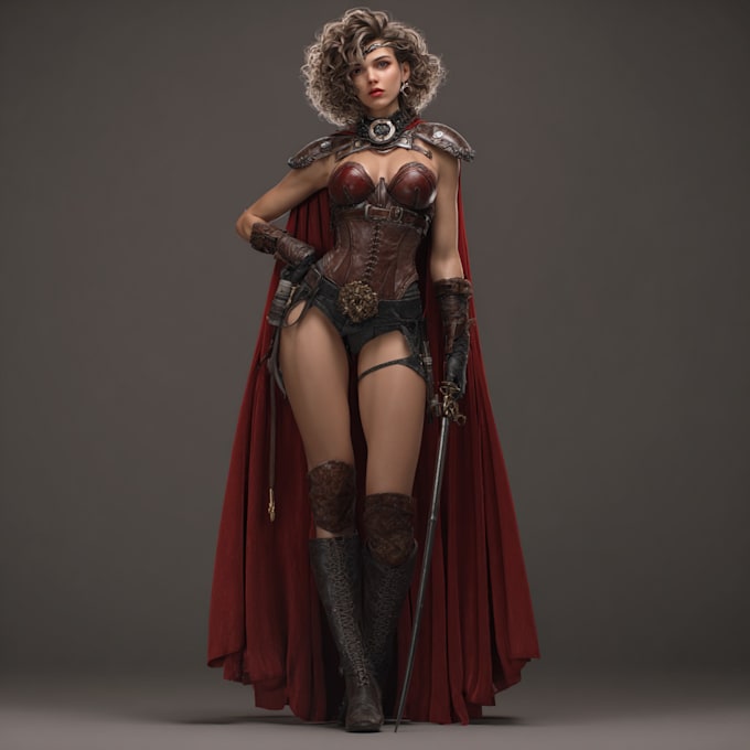 create your fantasy science fiction superhero character