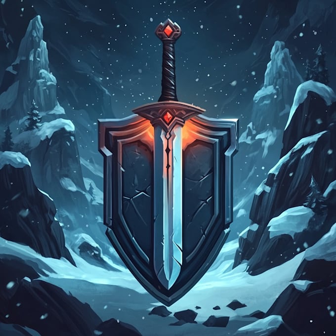 create a fantasy game logo