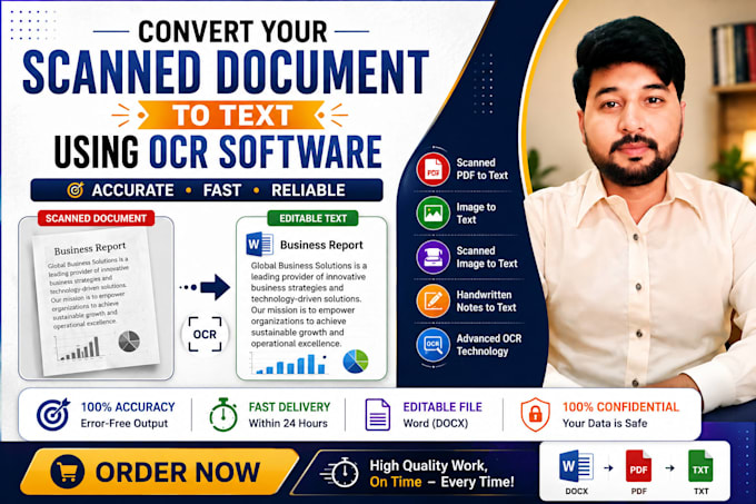 convert your scanned document to text using ocr software