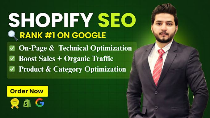 Do shopify seo to boost organic traffic, sales, and rankings by ...