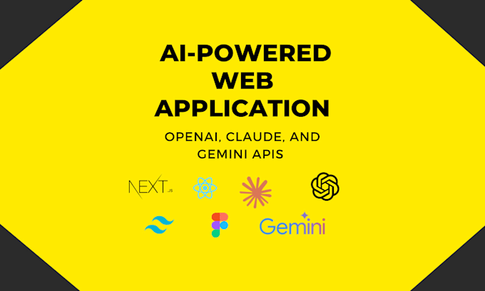 develop an ai web application with openai, claude, and gemini API integration