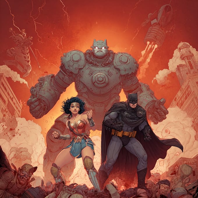 do comic book art and comic book illustration