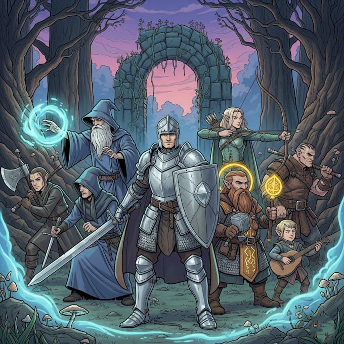 create your dnd party characters for epic adventures