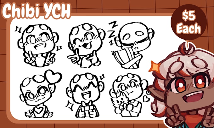 draw a chibi ych of your character