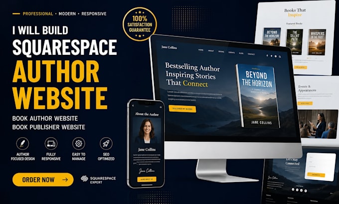 build squarespace author website book author website book publisher website