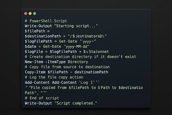 build robust and useful powershell scripts and workflows