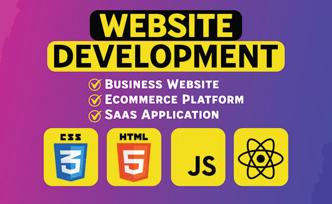develop a website using js react vue js tailwind css node js website development
