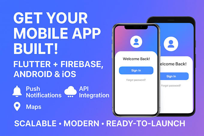 build high performing flutter and firebase app that bring your ideas to life