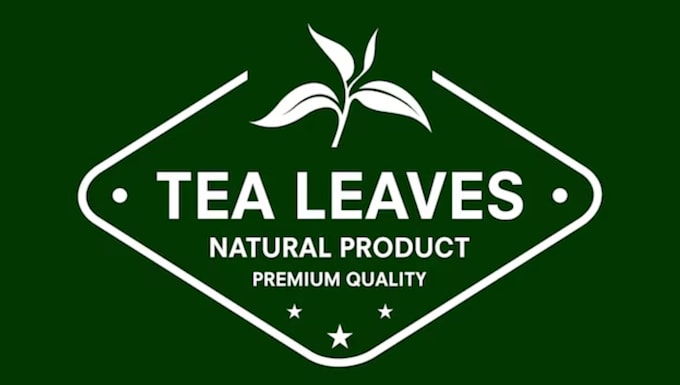design coffee, tea, green tea logo for your brand