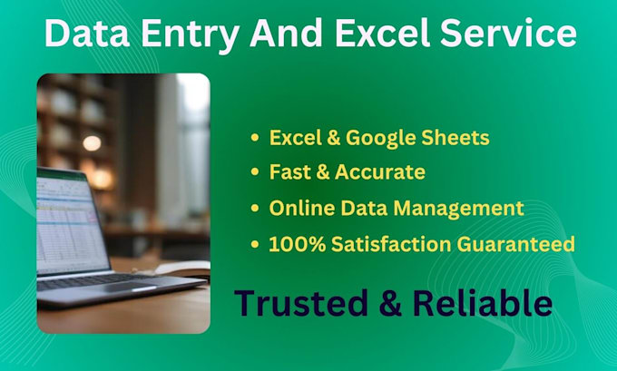 do fast and accurate data entry excel, google sheets, PDF