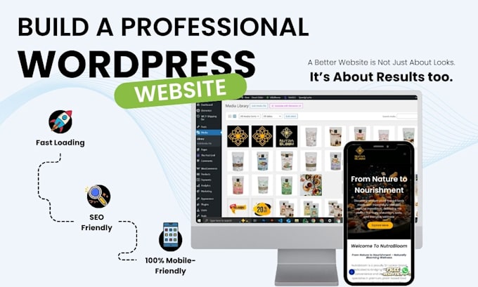 design or redesign a professional wordpress website using elementor pro