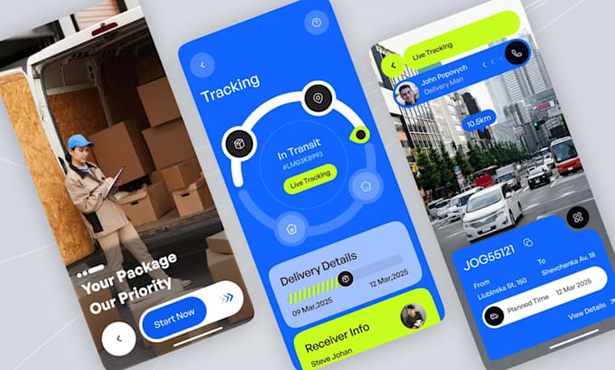 design and develop logistics courier parcel and dispatch rider apps gojek app
