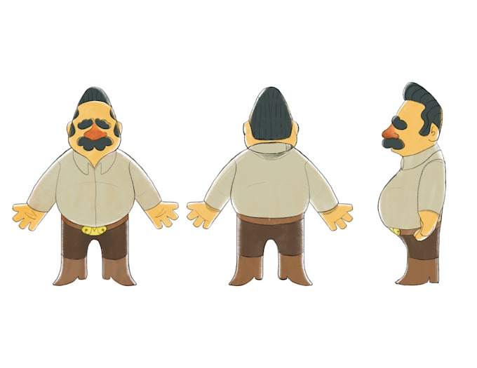 do a stylized character design