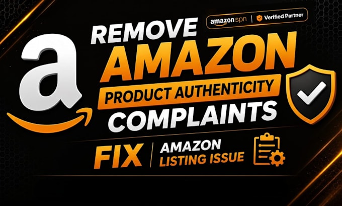 remove amazon product authenticity complaints, fix restricted product issue