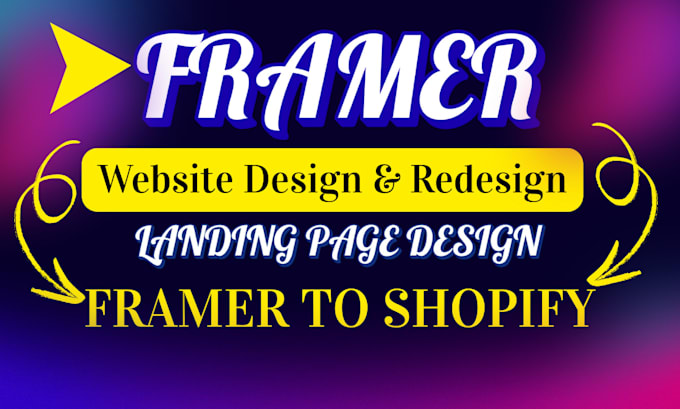 fix  framer website, framer landing page, framer website design