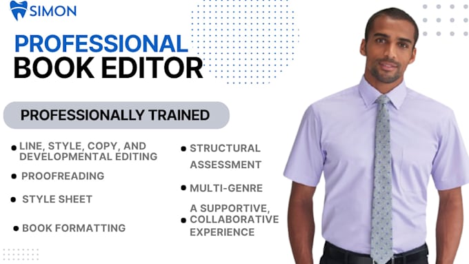 edit proofread format fiction novel self help journal developmental book