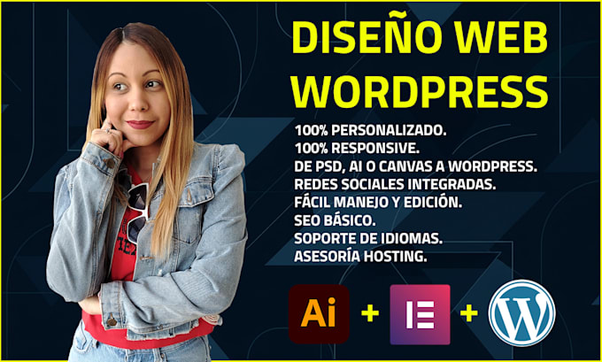 design your wordpress website, modern and responsive