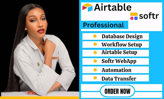 setup airtable, airtable database,softr webapp design softr, airtable automation