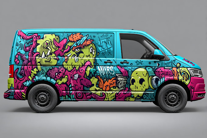 make awesome car wrap design or racing car wrap