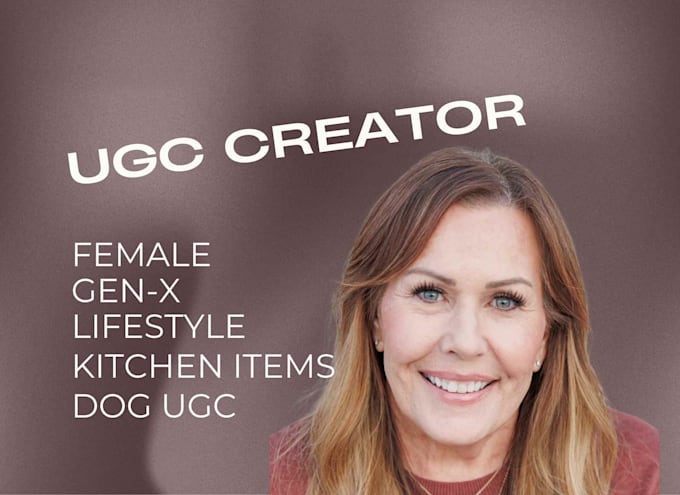 create mature female ugc content for video ads