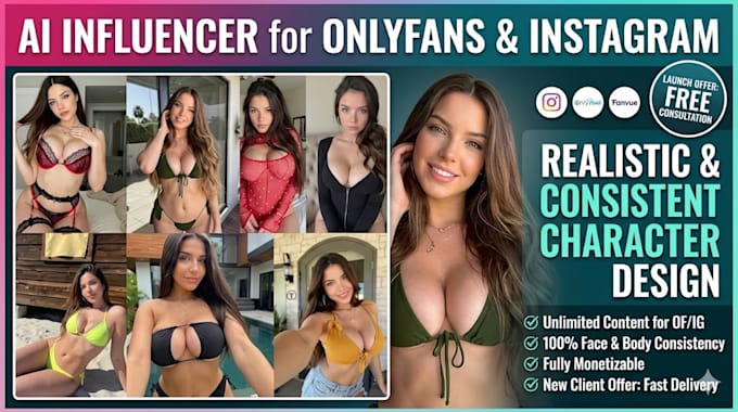 create a highly realistic, consistent ai influencer model